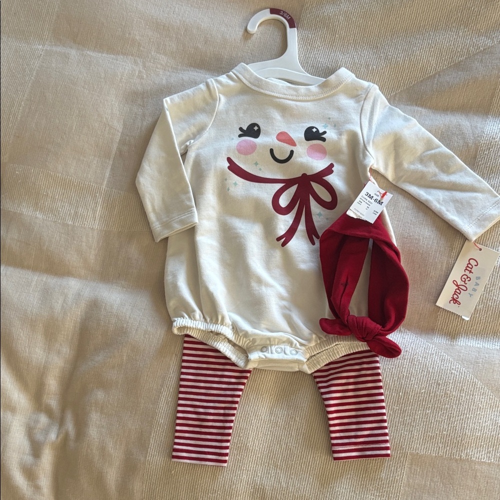 Cat & Jack White and Red Kids Matching Set